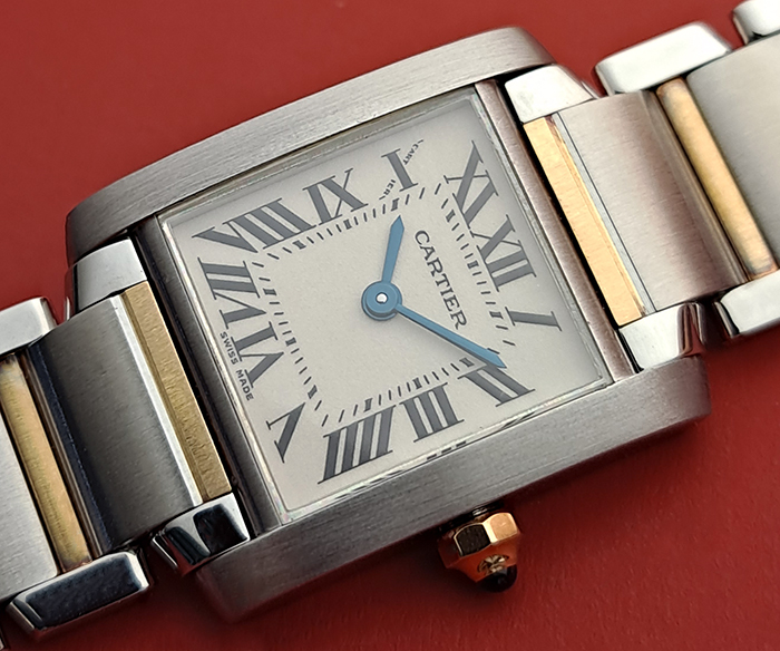 Ladies' Cartier Tank Francaise 18K YG/SS Quartz Ref. W51007Q4